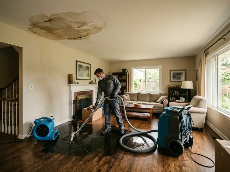 attic-pipe-burst-ceiling-drip-008 — frequently asked questions, Water Damage Restoration & Carpet Care in Coopertown, TN